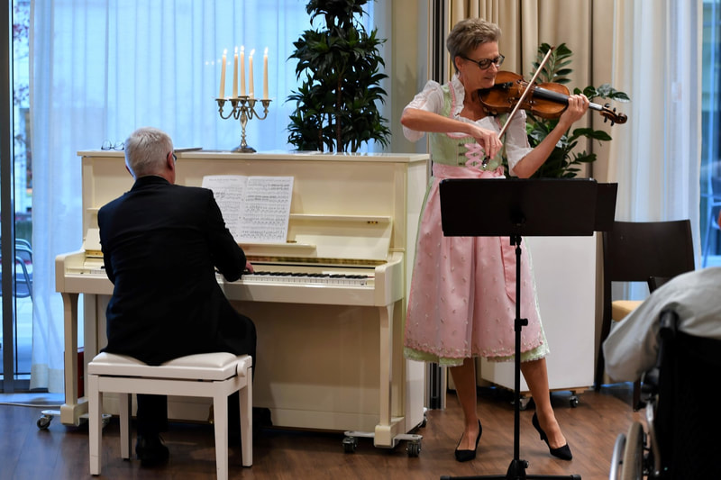 Duo "Musica Arte Vienna" mit Urs Germann (Piano) und Marie-Louise Mouthon (Violine) 